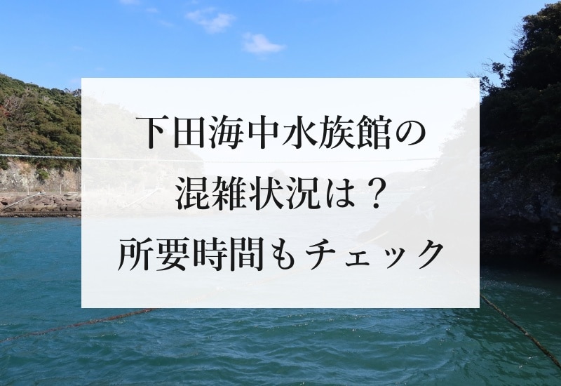 下田海中水族館の混雑状況は？ 所要時間もチェック