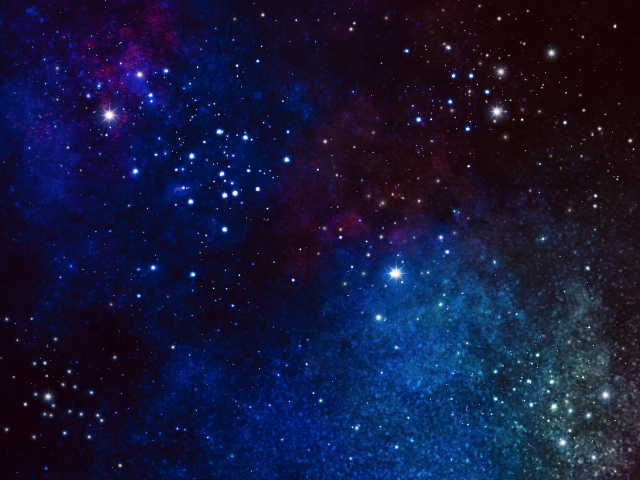 プラネタリウムのイメージ（星空）