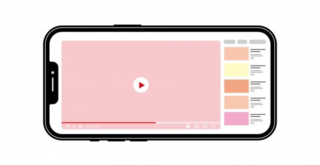 スマホ（Youtubeイメージ）