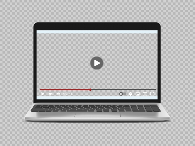ノートPC（Youtubeイメージ）