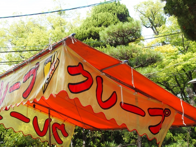 クレープの屋台