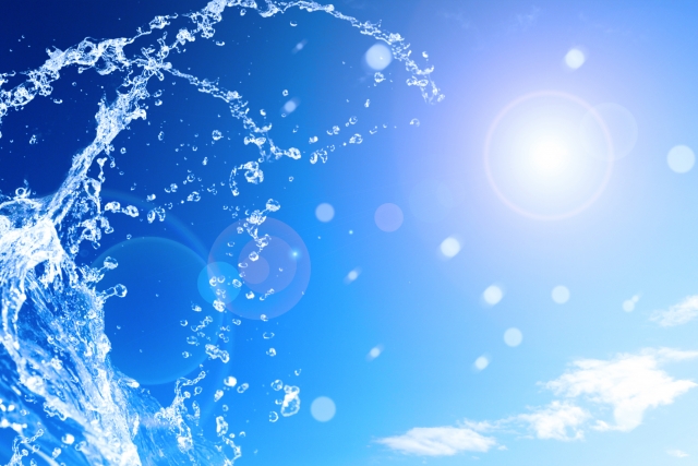 水しぶき