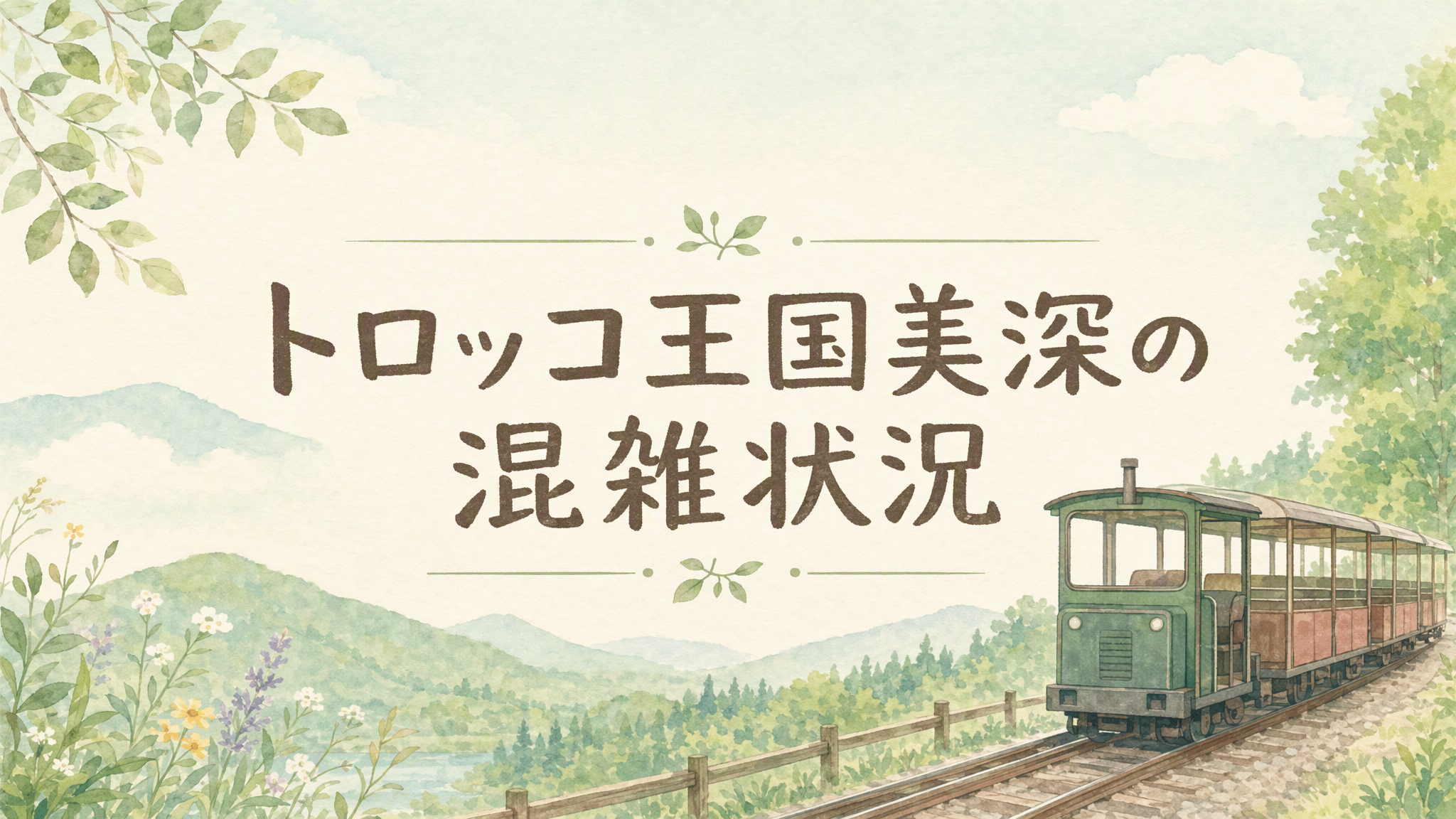 トロッコ王国美深の混雑状況